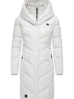 Ragwear Damen Steppmantel - Natalka in weiß