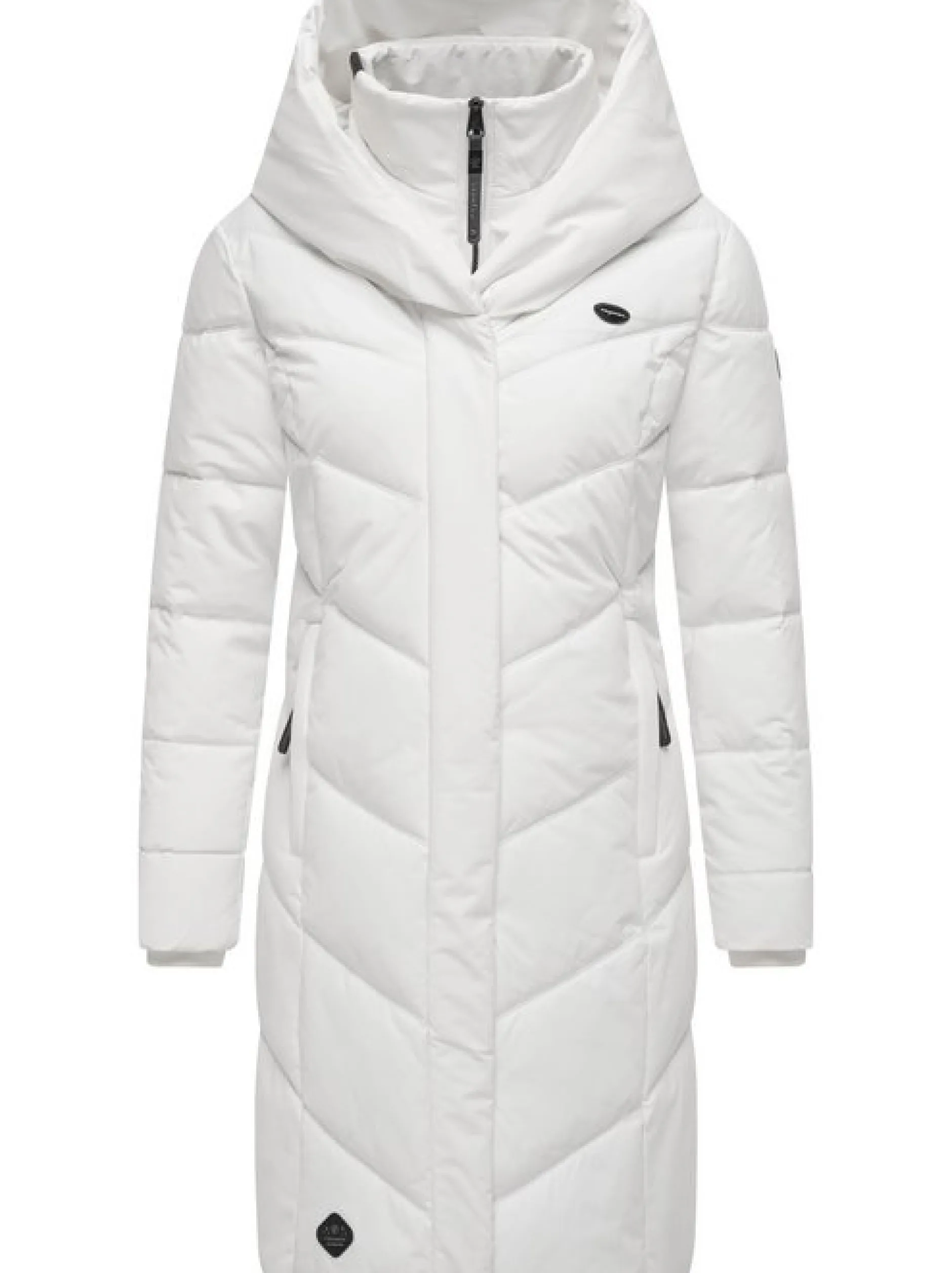 Ragwear Damen Steppmantel - Natalka in weiß
