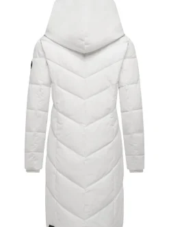 Ragwear Damen Steppmantel - Natalka in weiß