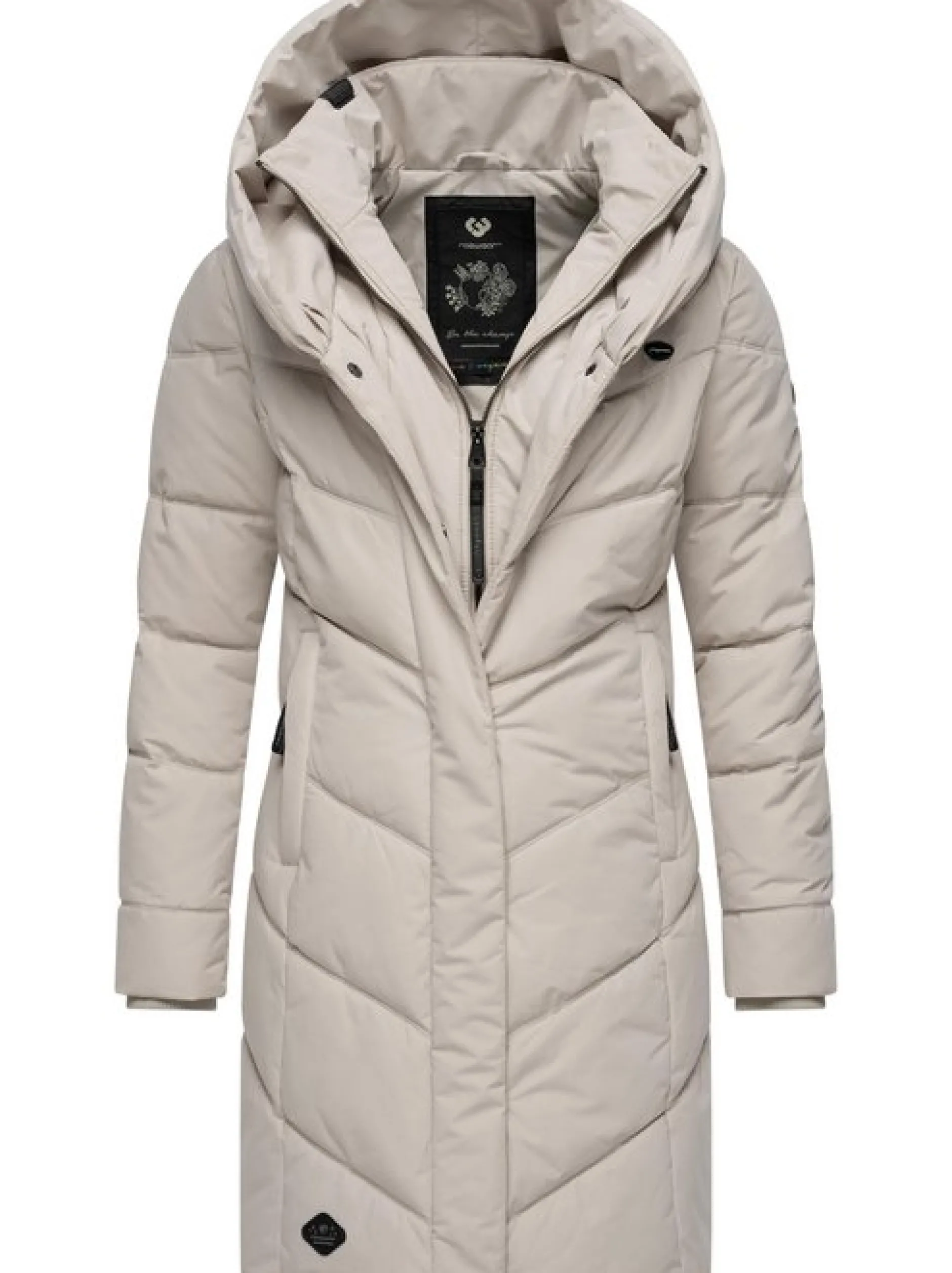 Ragwear Damen Steppmantel - Natalka in grau