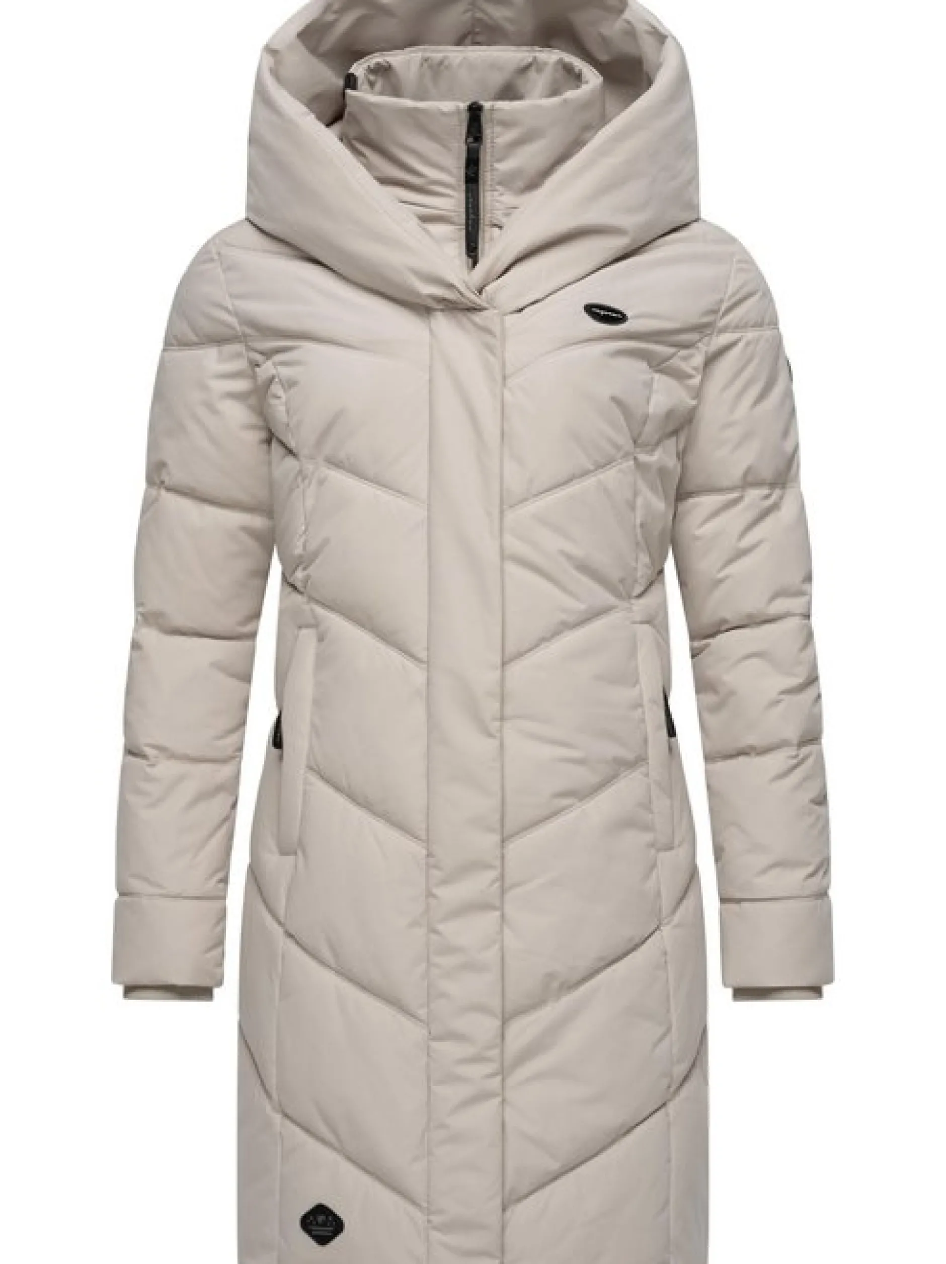 Ragwear Damen Steppmantel - Natalka in grau