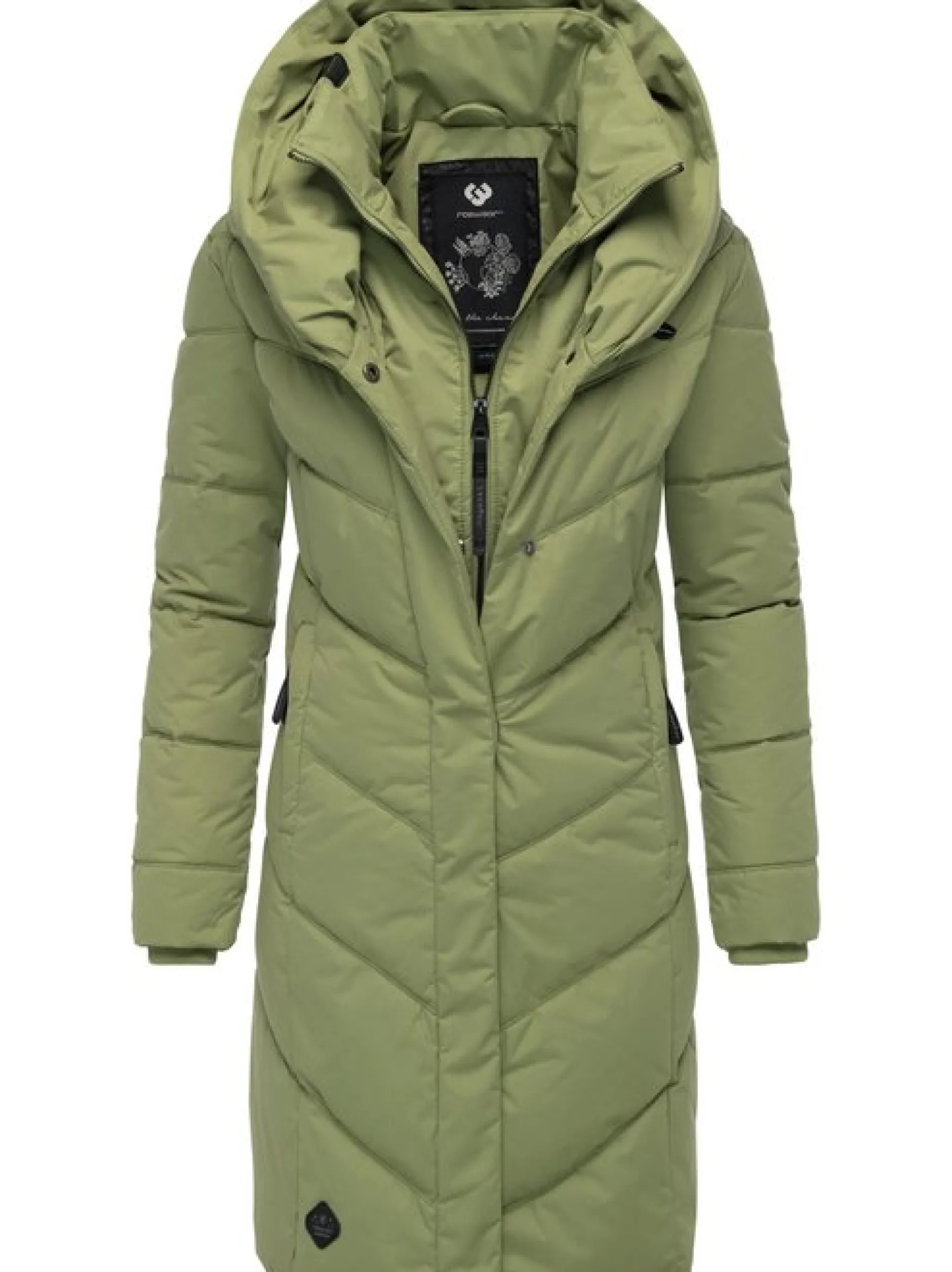 Ragwear Damen Steppmantel - Natalka in grün