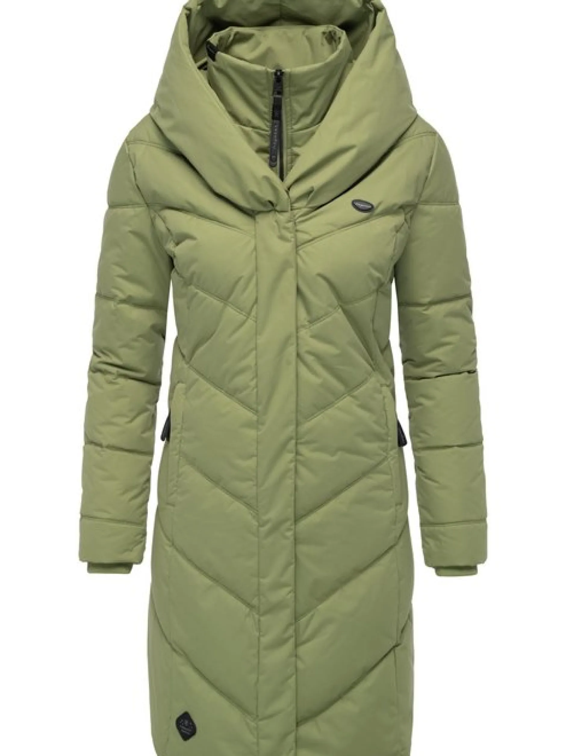 Ragwear Damen Steppmantel - Natalka in grün