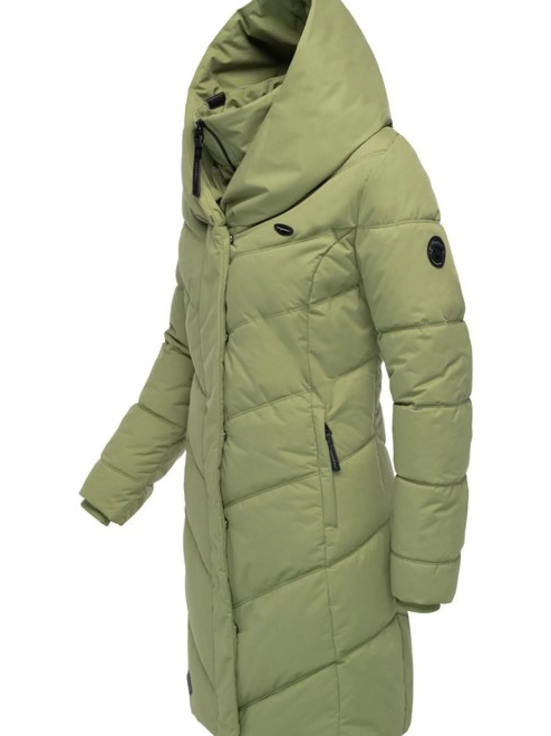 Ragwear Damen Steppmantel - Natalka in grün