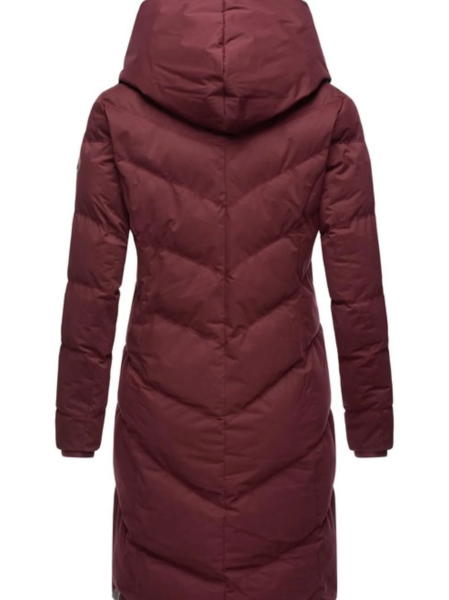 Ragwear Damen Steppmantel - Natalka in bordeaux