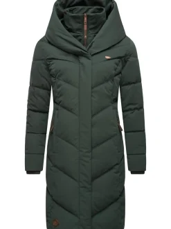 Ragwear Damen Steppmantel - Natalka in grün