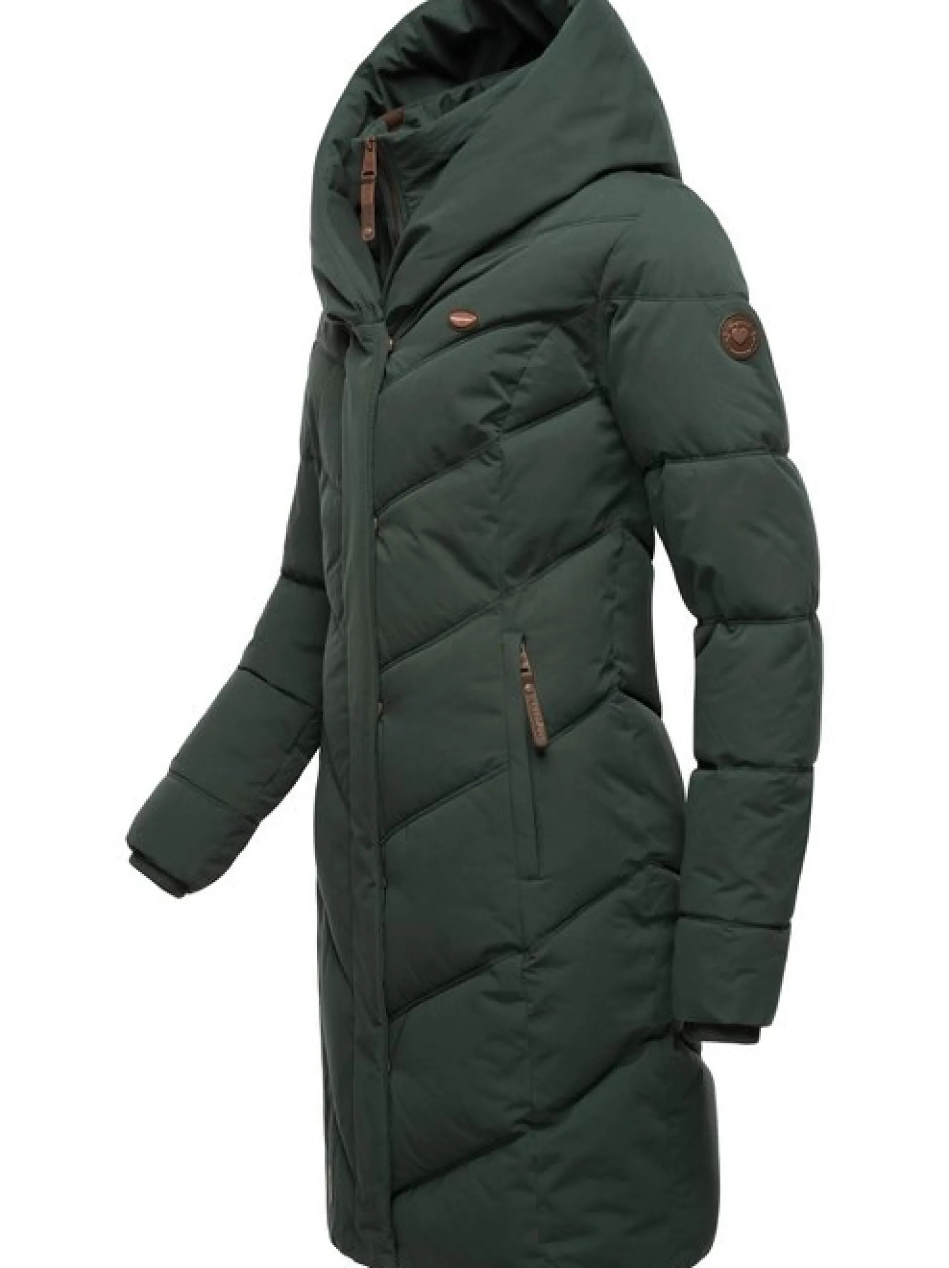 Ragwear Damen Steppmantel - Natalka in grün
