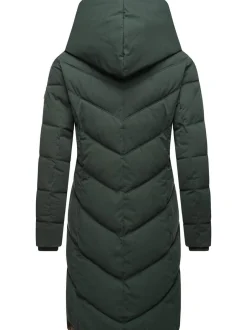 Ragwear Damen Steppmantel - Natalka in grün