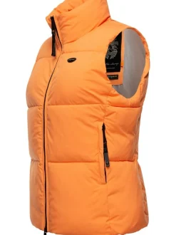 Ragwear Damen Steppweste - Ailish in orange