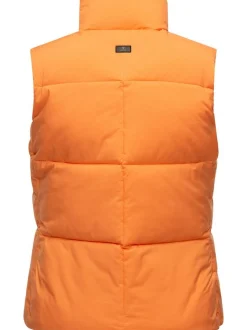 Ragwear Damen Steppweste - Ailish in orange