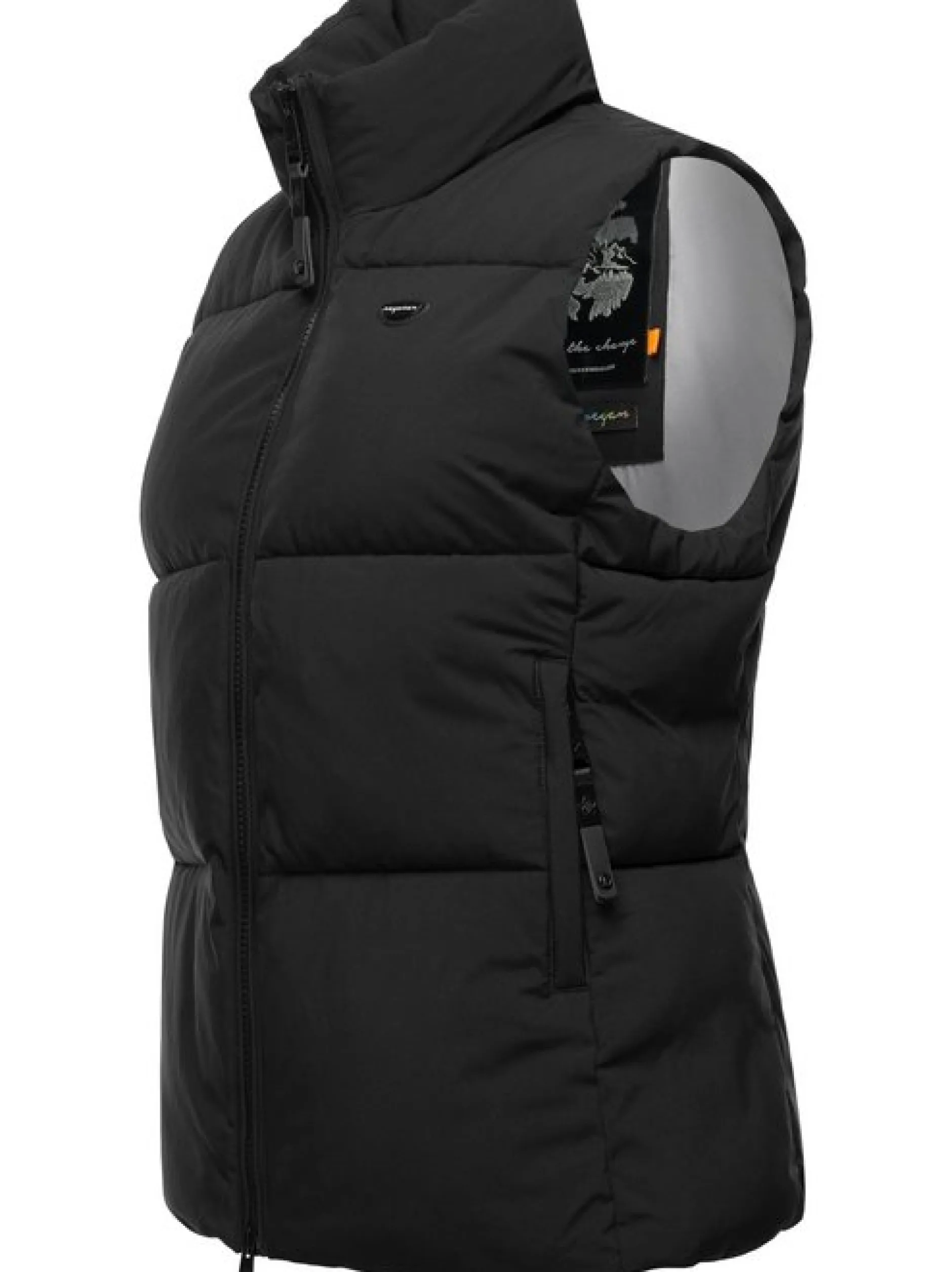 Ragwear Damen Steppweste - Ailish in schwarz