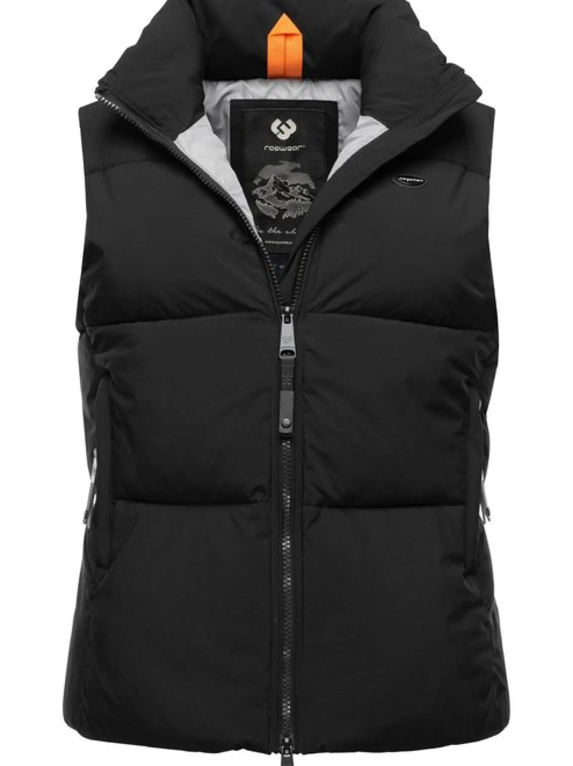 Ragwear Damen Steppweste - Ailish in schwarz