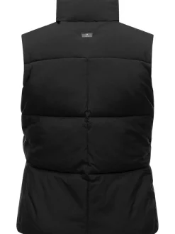 Ragwear Damen Steppweste - Ailish in schwarz