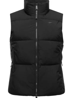 Ragwear Damen Steppweste - Ailish in schwarz