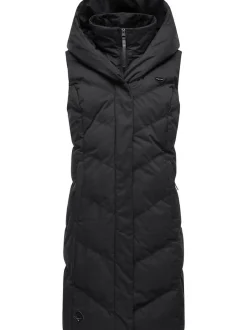 Ragwear Damen Steppweste - Natalka Vest in schwarz