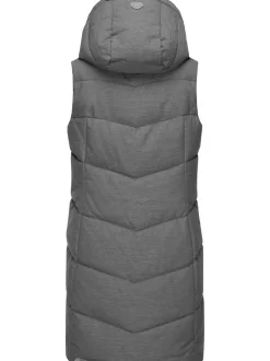 Ragwear Damen Steppweste - Pavla Vest in grau