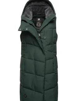 Ragwear Damen Steppweste - Pavla Vest in aqua