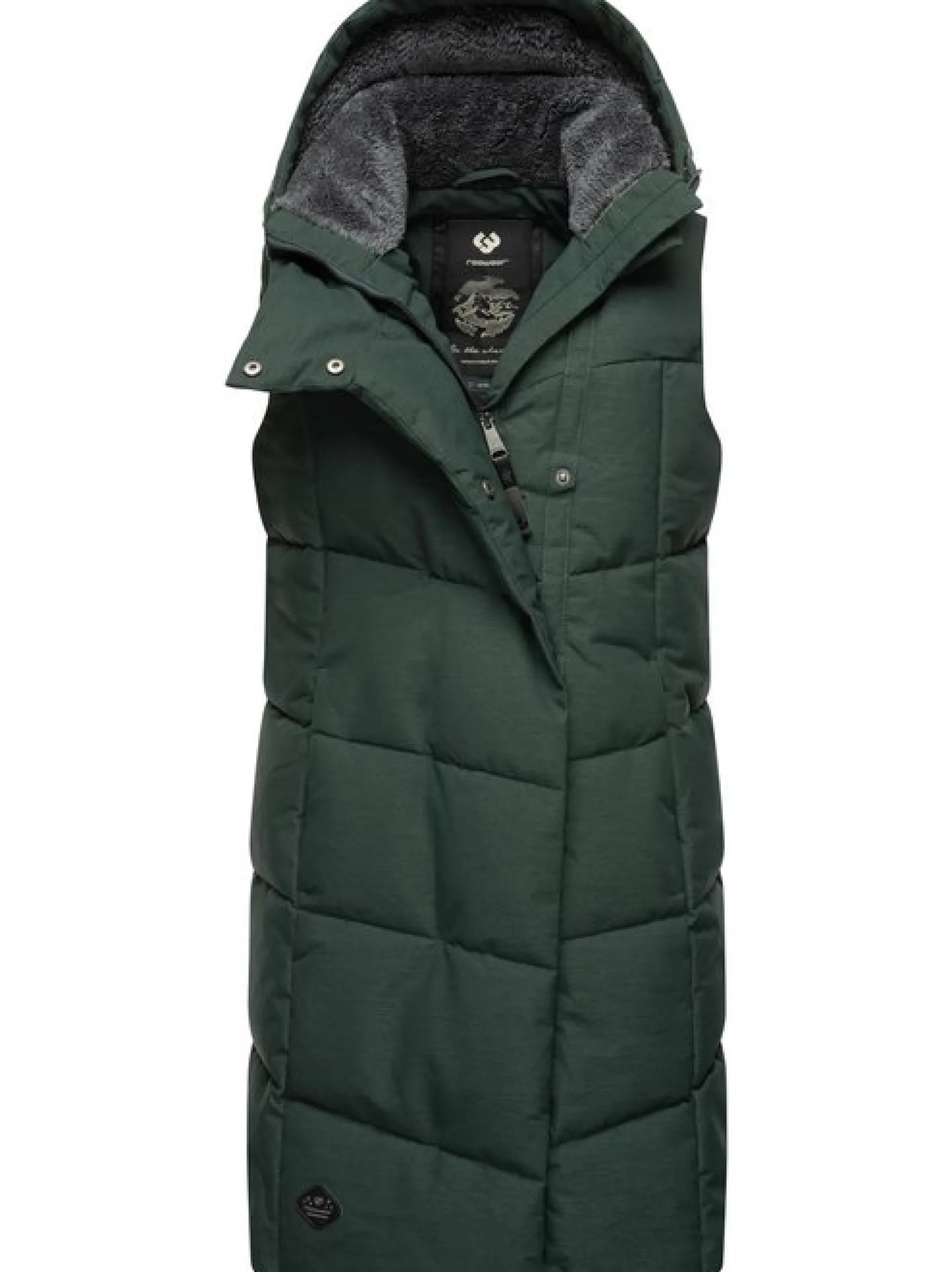 Ragwear Damen Steppweste - Pavla Vest in aqua