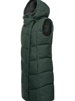 Ragwear Damen Steppweste - Pavla Vest in aqua
