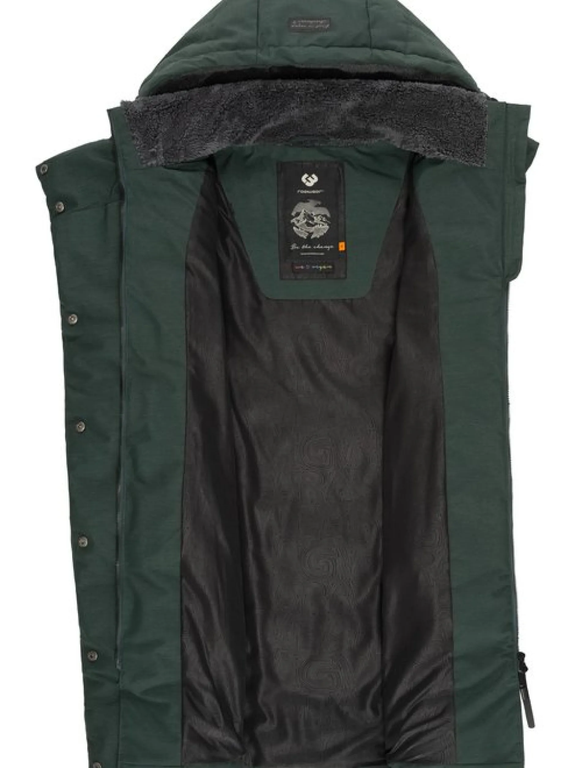 Ragwear Damen Steppweste - Pavla Vest in aqua