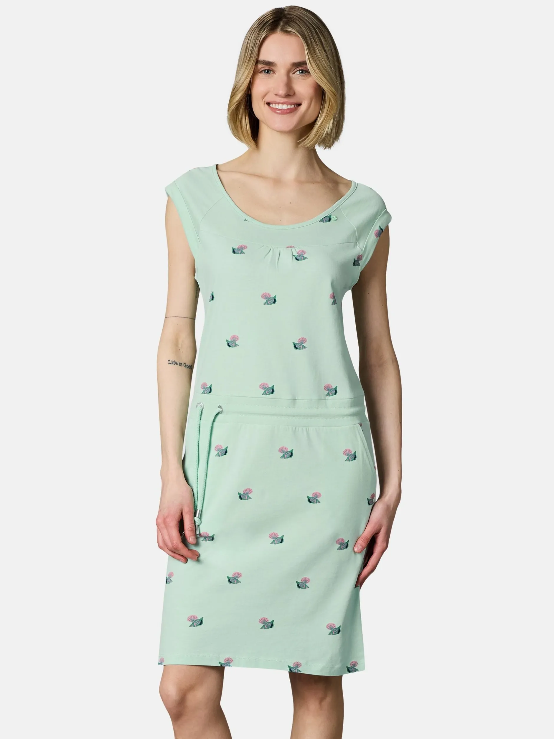 Ragwear Damen Strandkleid - Penellope Print YOUMODO in mint