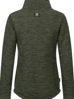 Ragwear Damen Strickjacke - Liram Melange in oliv