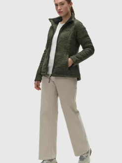 Ragwear Damen Strickjacke - Liram Melange in oliv