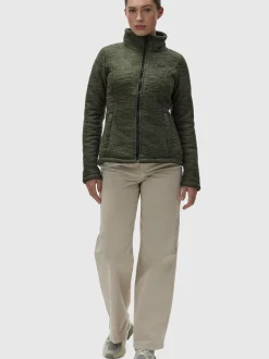 Ragwear Damen Strickjacke - Liram Melange in oliv