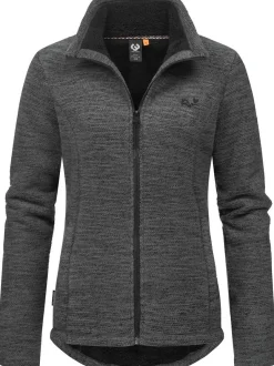Ragwear Damen Strickjacke - Liram Melange in grau