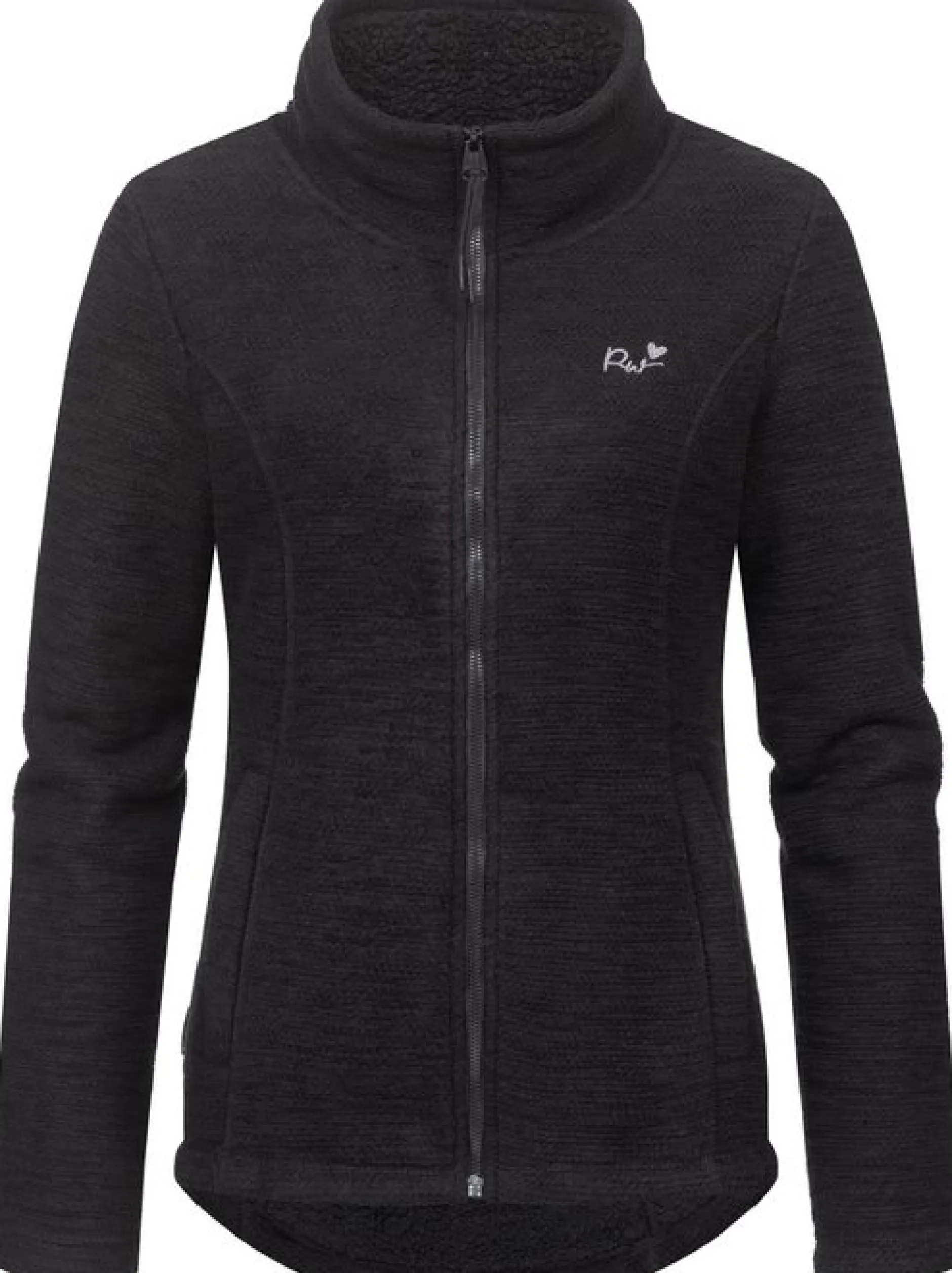 Ragwear Damen Strickjacke - Liram Melange in schwarz