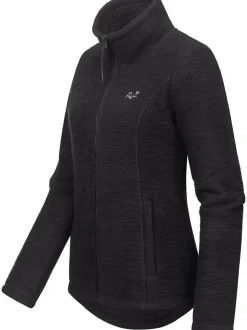 Ragwear Damen Strickjacke - Liram Melange in schwarz