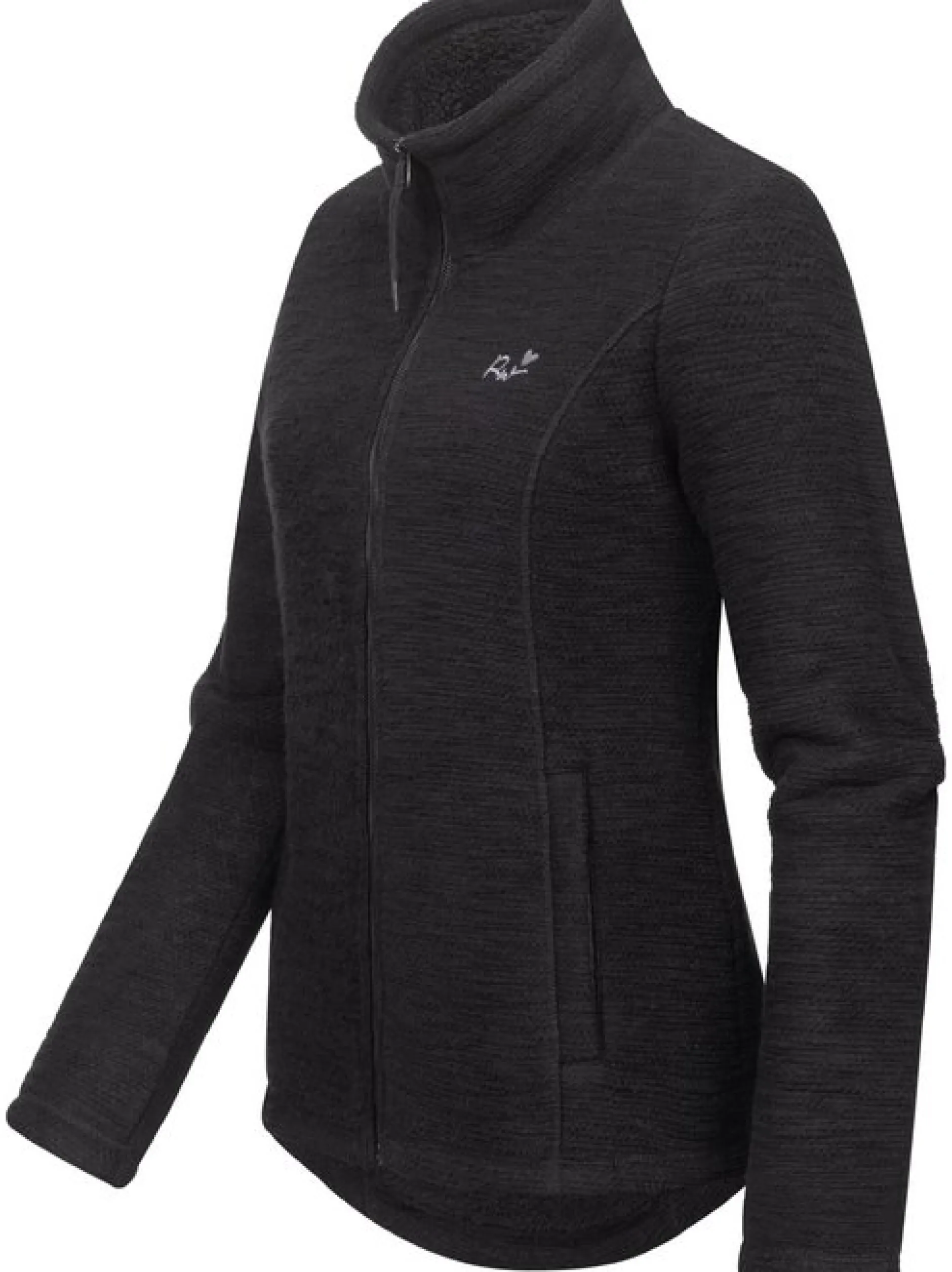 Ragwear Damen Strickjacke - Liram Melange in schwarz