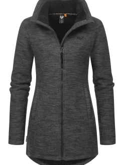 Ragwear Damen Strickjacke - Miram Melange in grau
