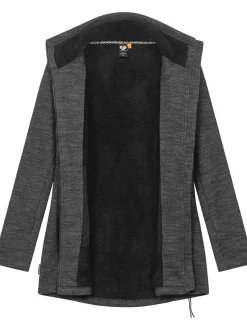 Ragwear Damen Strickjacke - Miram Melange in grau