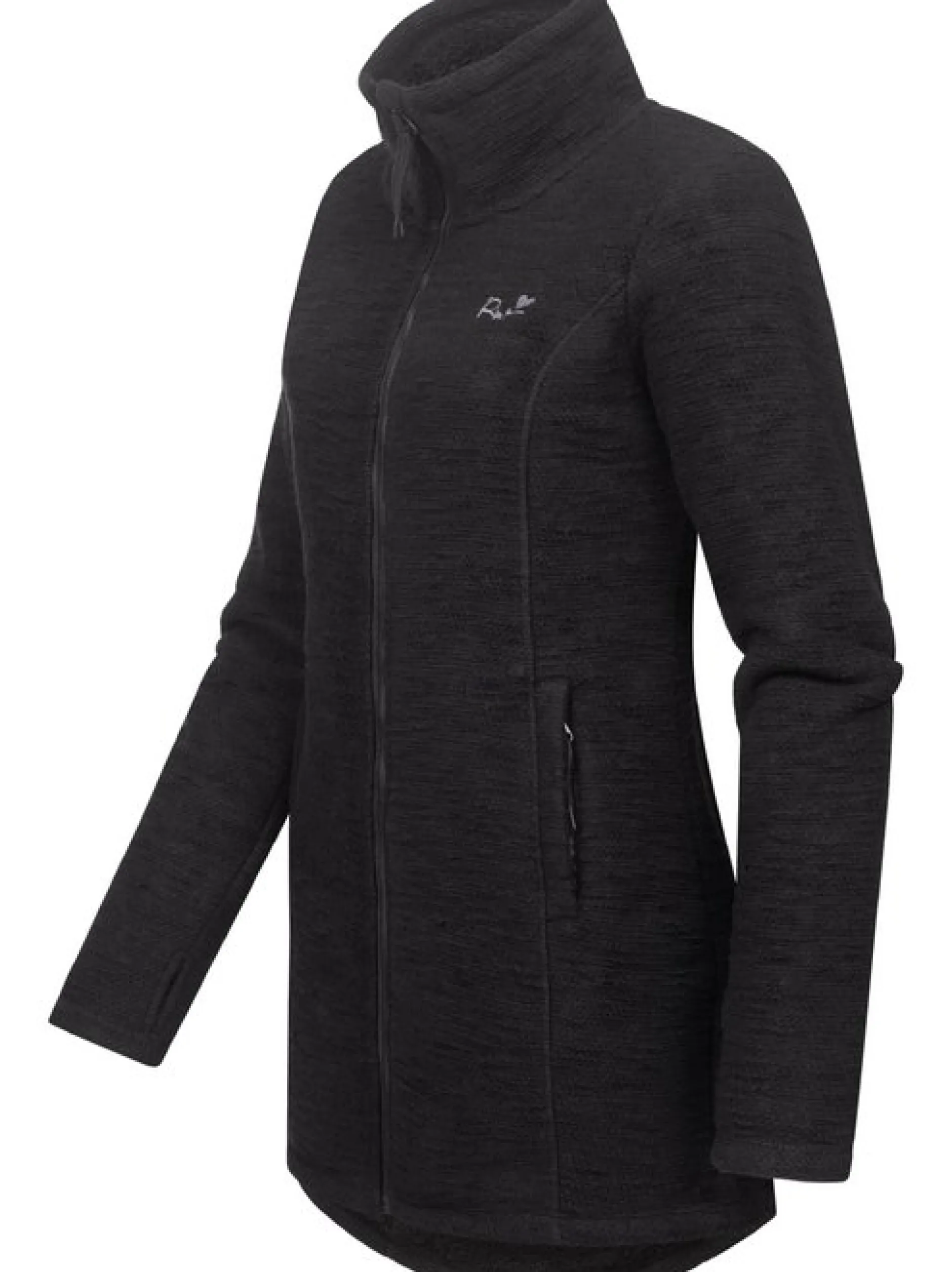 Ragwear Damen Strickjacke - Miram Melange in schwarz