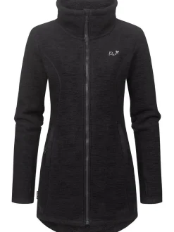 Ragwear Damen Strickjacke - Miram Melange in schwarz