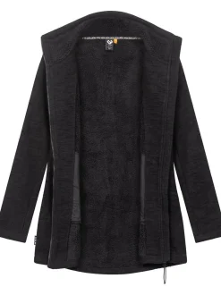 Ragwear Damen Strickjacke - Miram Melange in schwarz