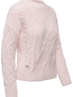 Ragwear Damen Strickpullover - Jannina in rosa