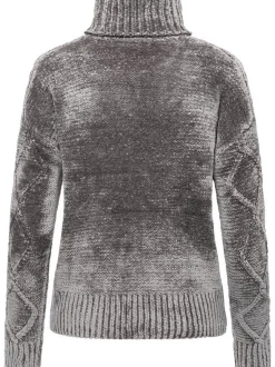 Ragwear Damen Strickpullover - Janna Short in grau