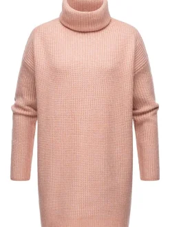 Ragwear Damen Strickpullover - Lynea Remake in pink