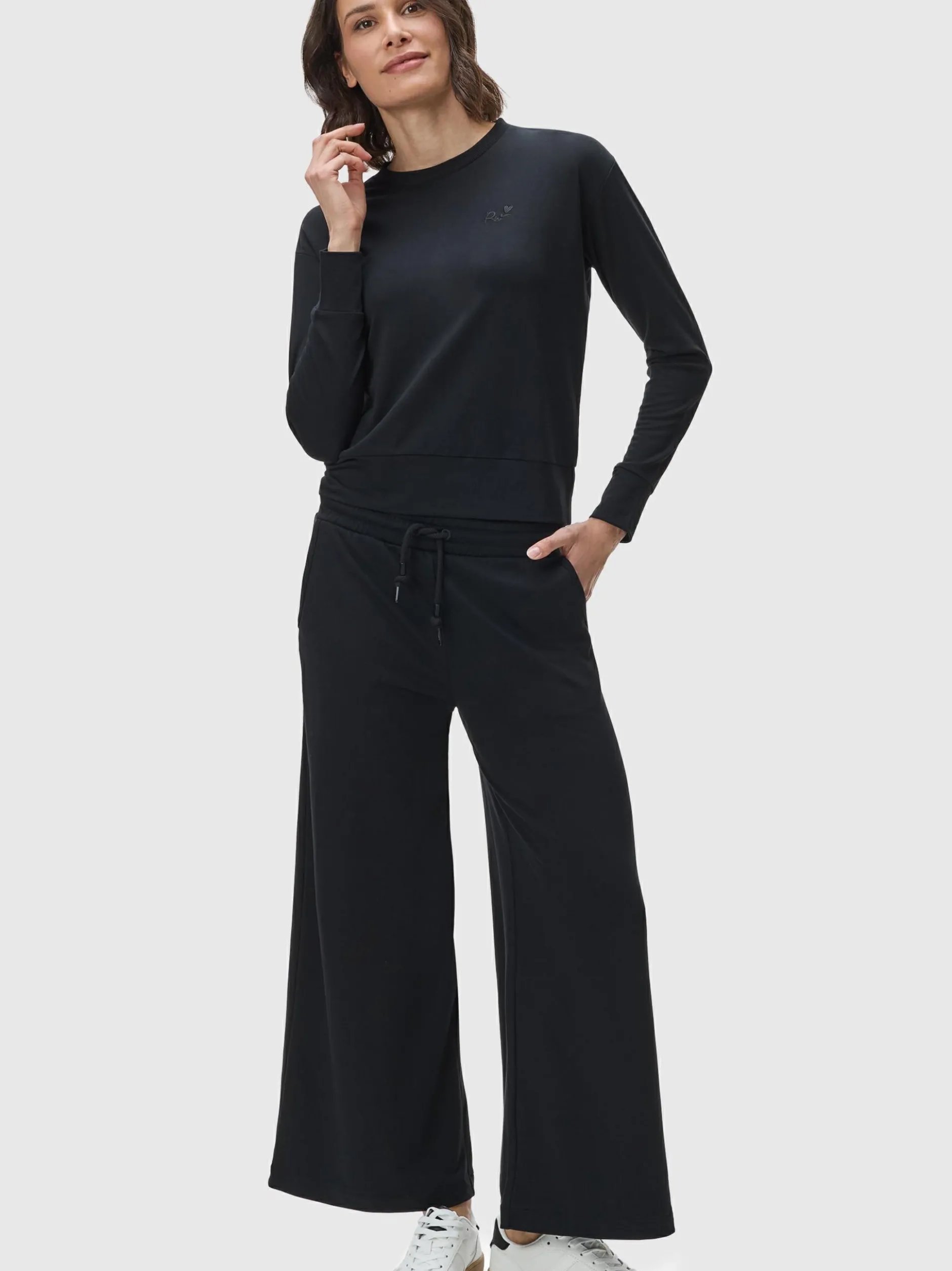 Ragwear Damen Sweater - Set Delje in schwarz