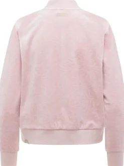 Ragwear Damen Sweatjacke - Doron Embossed in rosa