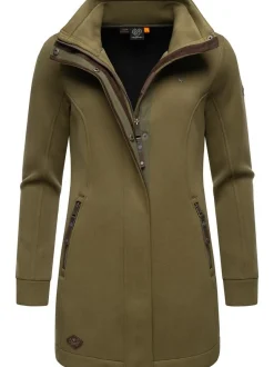 Ragwear Damen Sweatjacke - Letrice Bonded in oliv