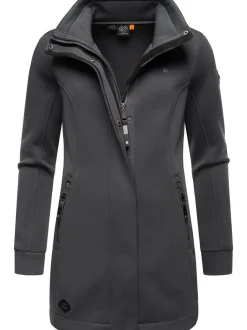 Ragwear Damen Sweatjacke - Letrice Bonded in grau
