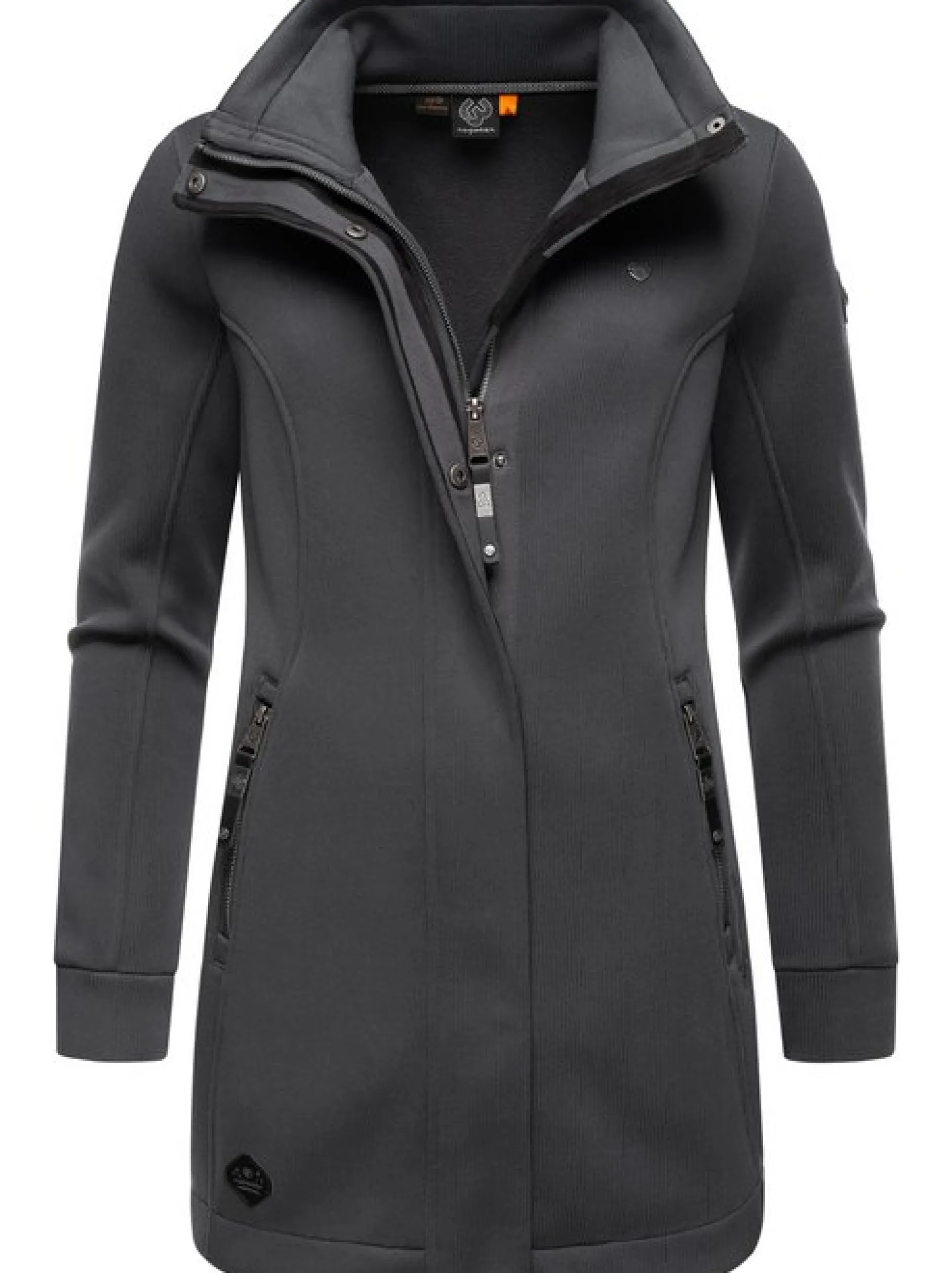 Ragwear Damen Sweatjacke - Letrice Bonded in grau