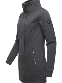 Ragwear Damen Sweatjacke - Letrice Bonded in grau