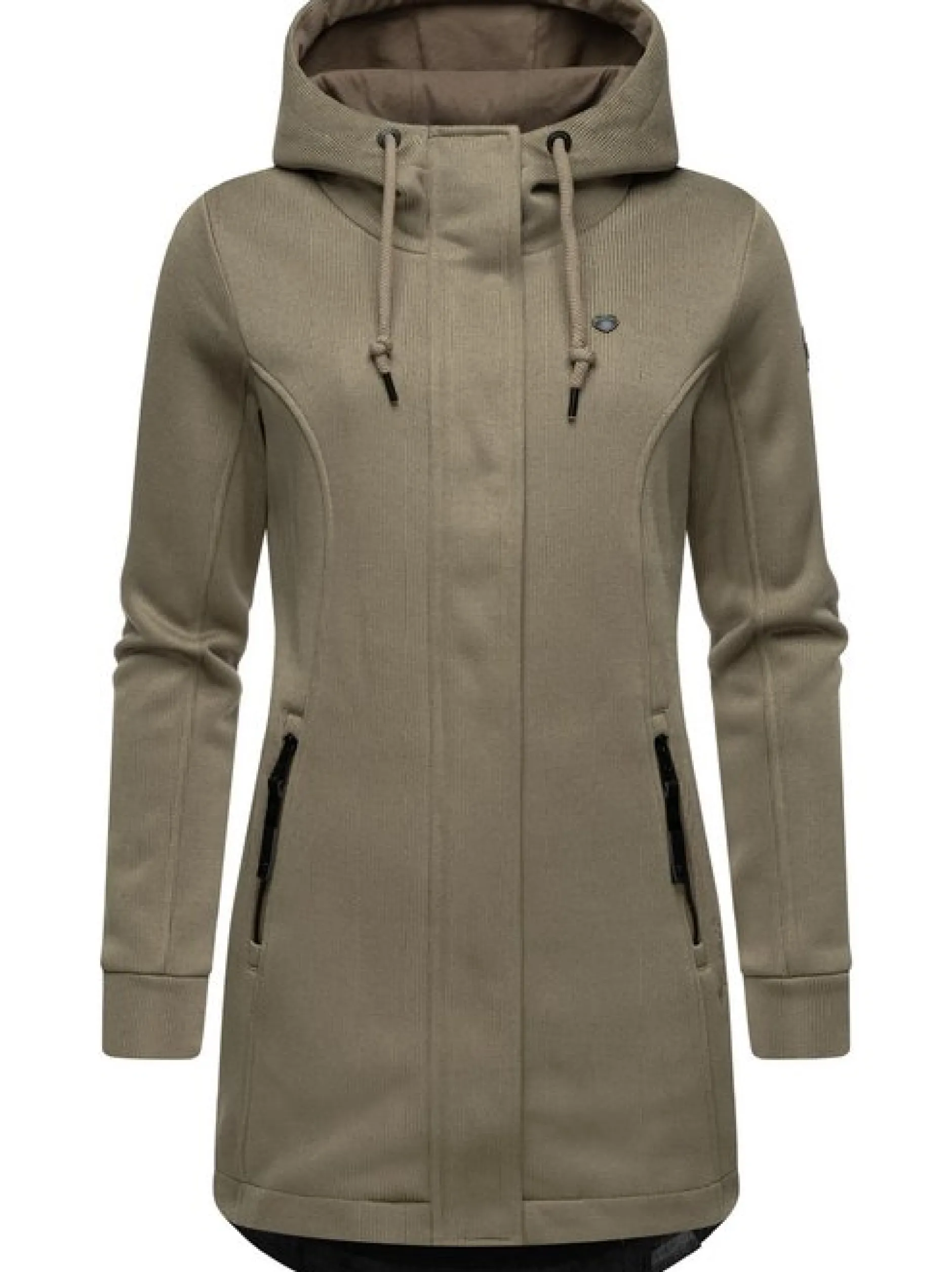 Ragwear Damen Sweatjacke - Letti Bonded in braun