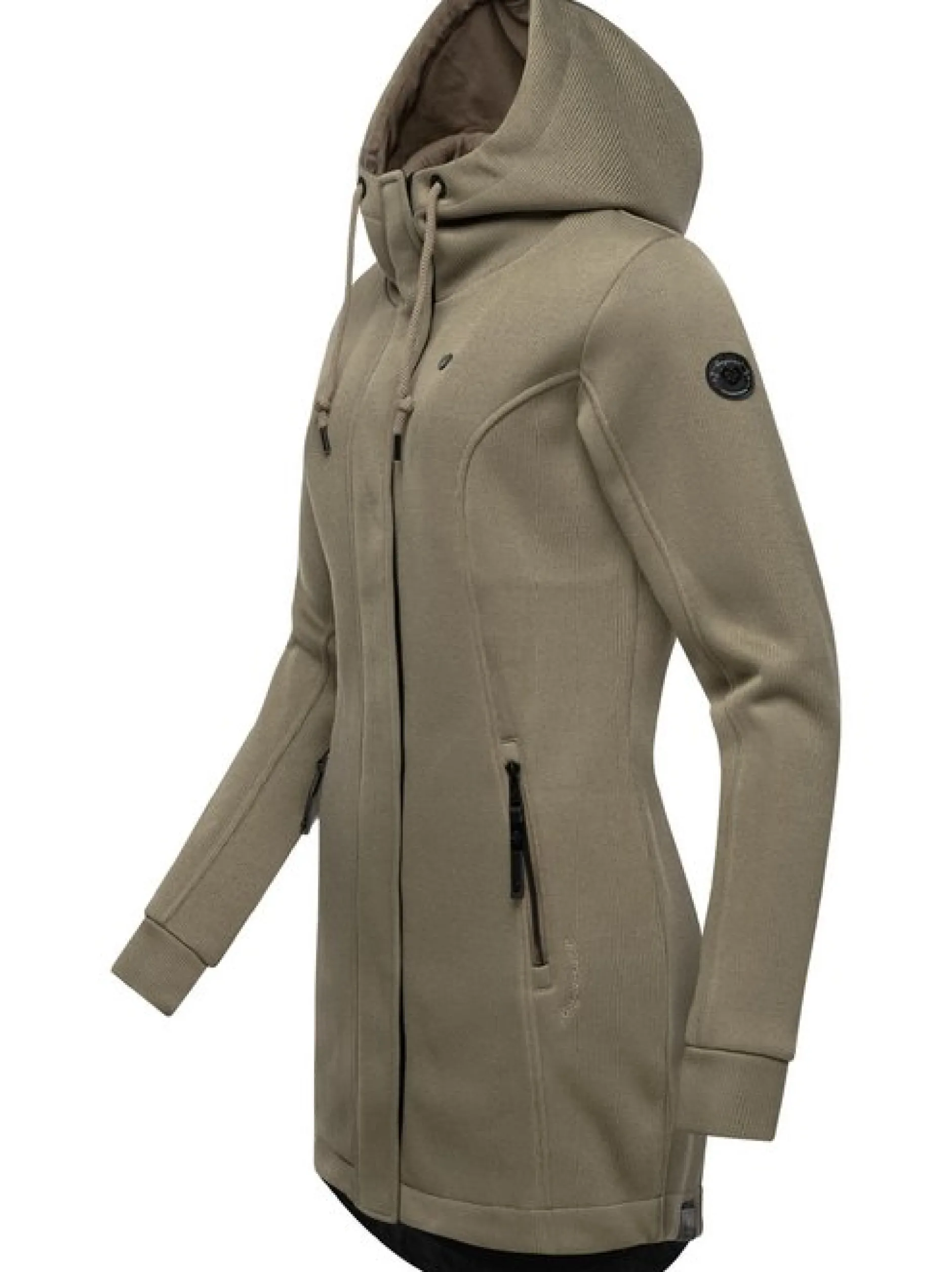 Ragwear Damen Sweatjacke - Letti Bonded in braun