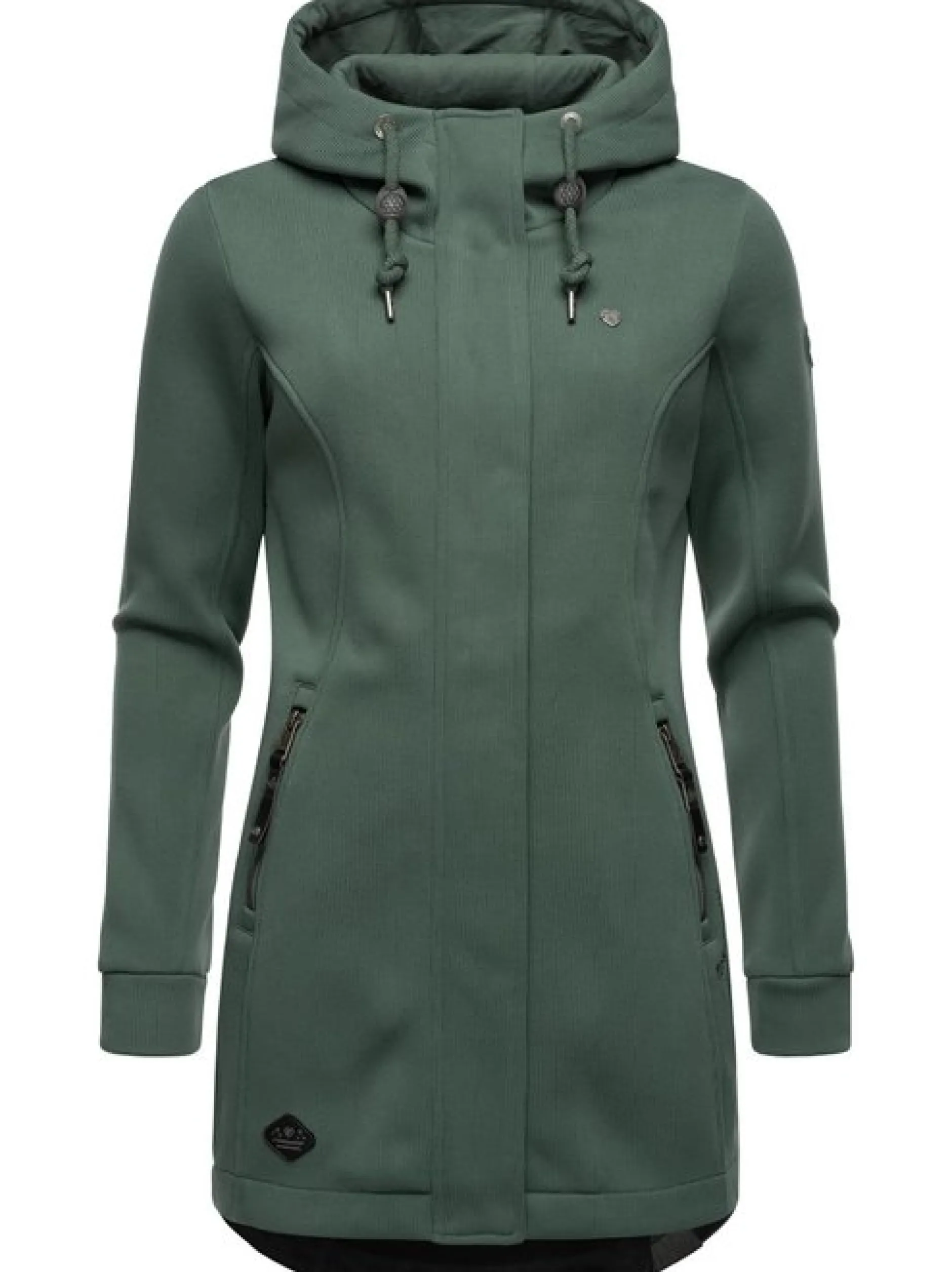 Ragwear Damen Sweatjacke - Letti Bonded in grün