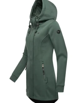 Ragwear Damen Sweatjacke - Letti Bonded in grün